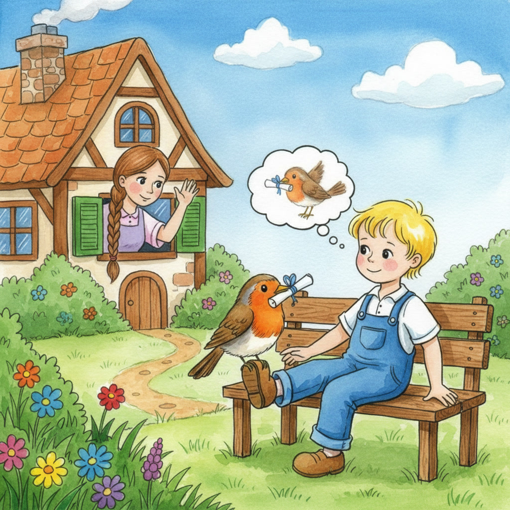 Kommt ein Vogel geflogen