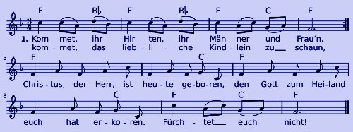 Kommet Ihr Hirten - Noten