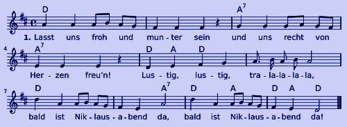 La&szlig;t uns froh und munter sein - Noten
