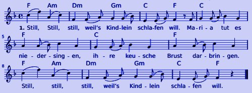 Still, still, still - Noten